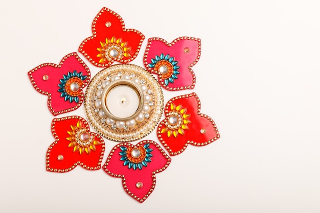 Elegant diwali lamp