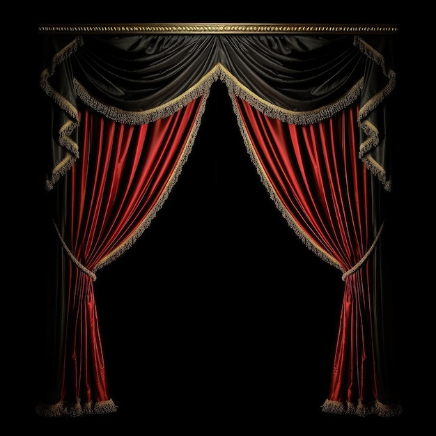 elegant drapes on stage