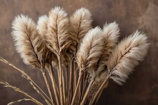 Elegant Dried Wheat Bouquet