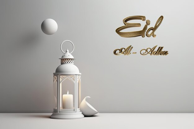 Photo elegant eid al adha eid mubarak islamic greeting card islamic festival of sacrifice eidaladha mubarak happy eid ul adha lantern islamic eid mubarak holiday festival banner