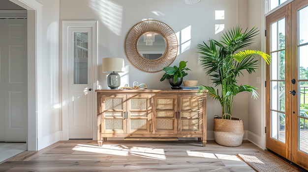 Elegant Entryway with Natural Light