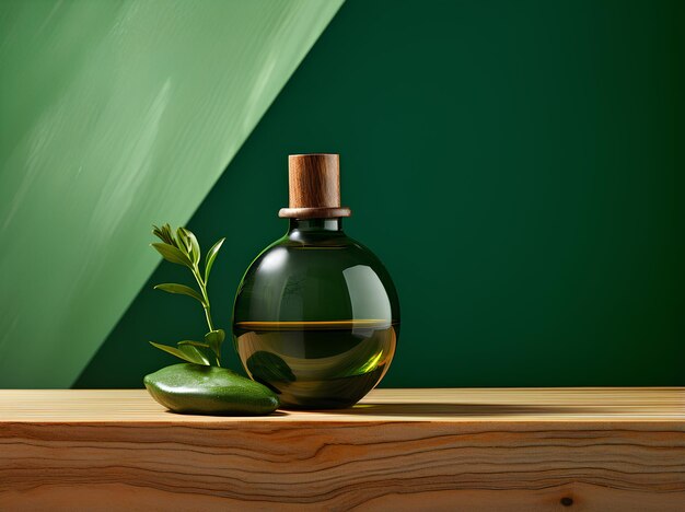 Elegant Essential Oil Mockup Bottle