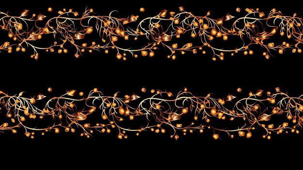 Photo elegant festive light decorations