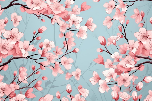 Elegant floral bright exotic flowers background with beautiful floral