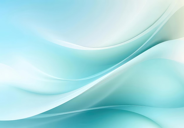 Elegant Flowing Gradient Artistic Blue Background in Light Teal Experience the serenity of this abstract blue backdrop designed in the soothing style of light teal