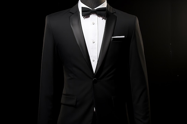 Photo elegant formal man dress suit