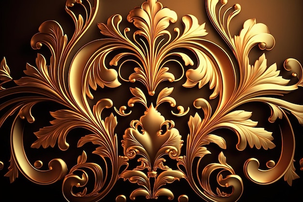 Elegant gold decoration