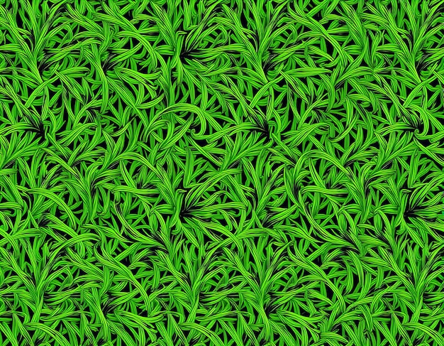 Photo elegant green grass texture seamless background repeating pattern