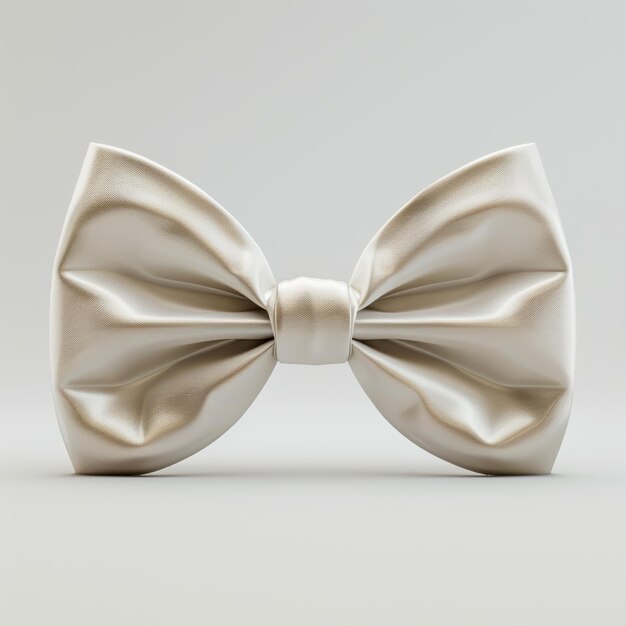 Photo elegant grooms bow tie in soft fabric for a stylish wedding accessory