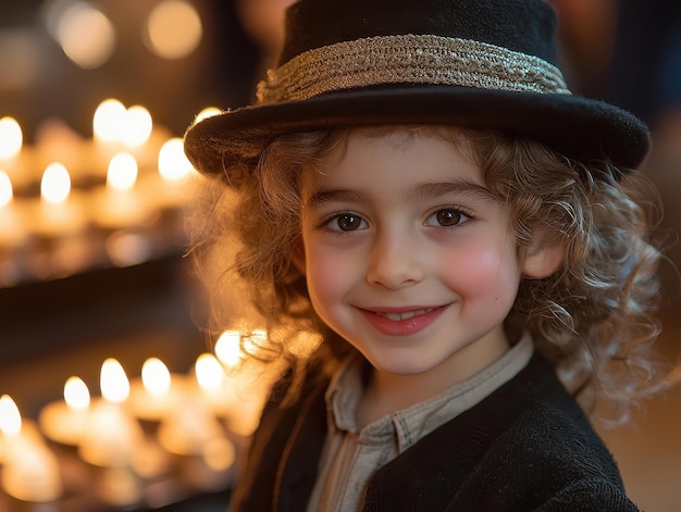 Photo elegant hanukkah traditional attire images featuring festive clothing and accessories worn during celebrations