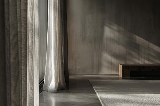 Elegant Italian Minimalist Bathroom with Concrete Walls and Earth Tones