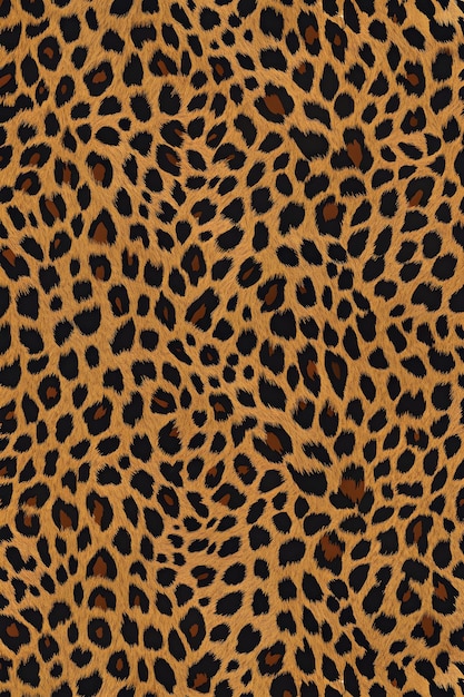 Elegant Leopard Skin Pattern Print Illustration for Modern Fashion and Stylish Decor