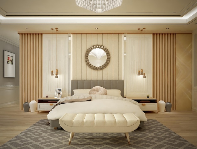 Elegant and Magnificent Master Bedroom Interior Design