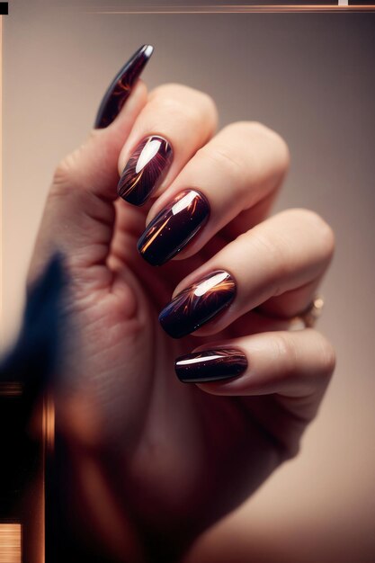 Elegant Manicure Photos with Vibrant Nail Colors