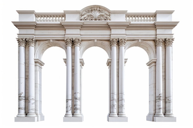 Photo elegant marble archway architecture