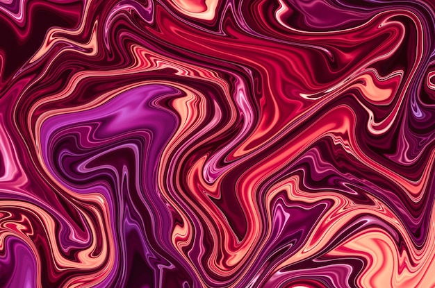 Elegant modern abstract background with realistic 3d marble ink waves