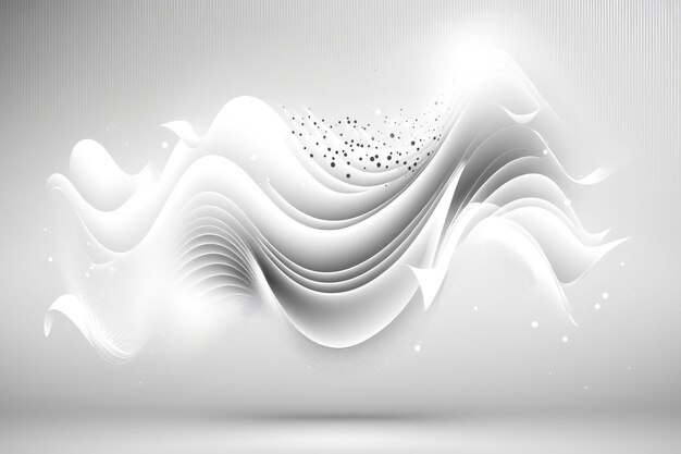 Photo elegant monochrome abstract wave background