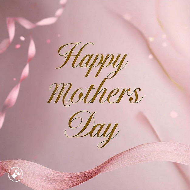 elegant Mothers Day art design