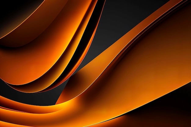 Elegant orange abstract wallpaper orange background