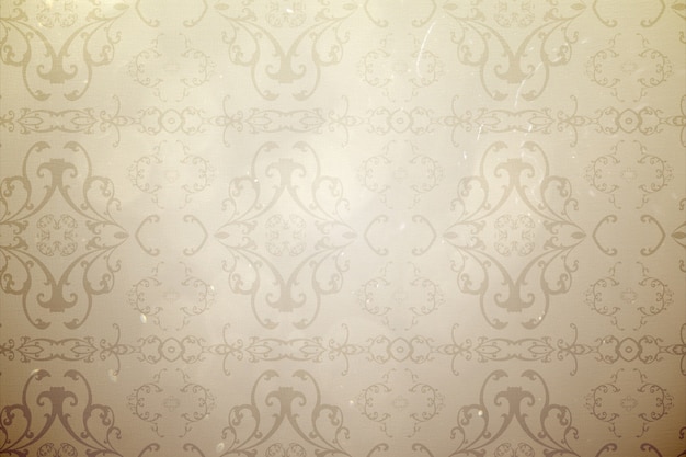 Elegant patterned wallpaper in neutral tones