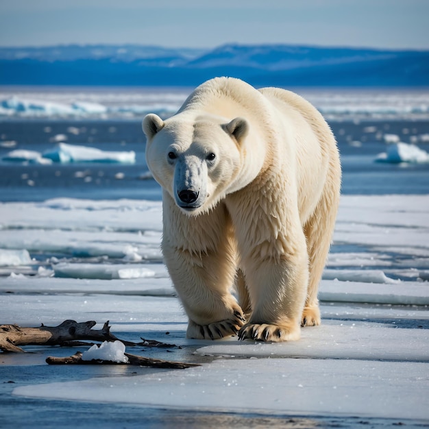 Photo elegant polar bear photos showcasing natural beauty