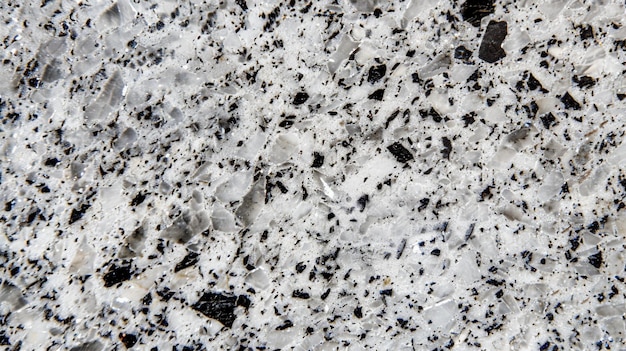 Elegant Polished White Granite Texture CloseUp