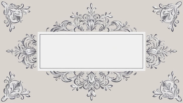 Photo elegant and premium pattern and motif frames