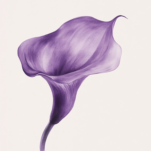 Elegant Purple Calla Lily