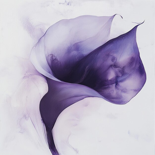 Elegant Purple Calla Lily