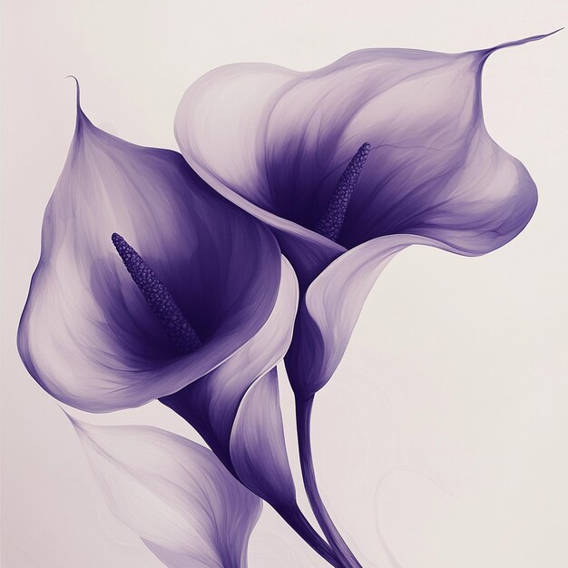 Elegant Purple Calla Lily