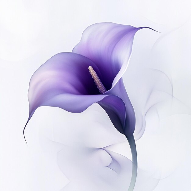 Elegant Purple Calla Lily