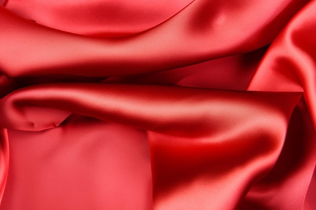 Elegant Red Satin A Rich Texture Background for Sophisticated Photography