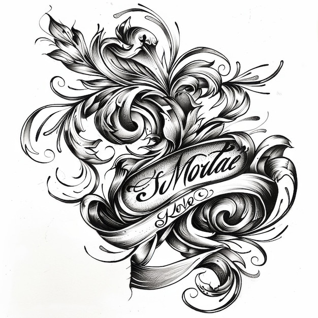 Elegant Script Tattoo Designs Featuring Quotes and Names in 5K Resolution