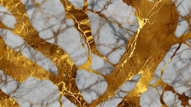 Elegant Sophistication Luxurious Gold Marble Texture