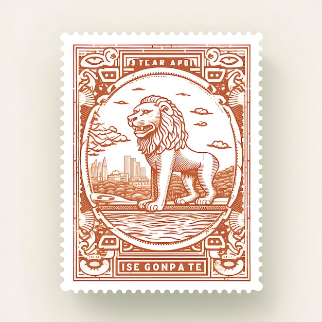 Photo elegant stamp designs embark on a journey to beauty cities across the world