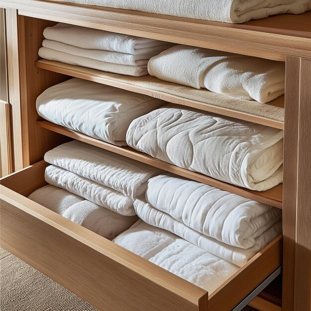 Elegant storage for linens and bedding