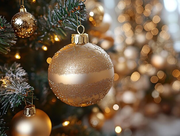 elegant stylish beautiful sharp focus extreme detail HD full view of a christmas tree