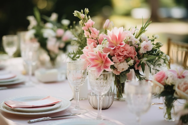 Elegant Summer Wedding in Pink