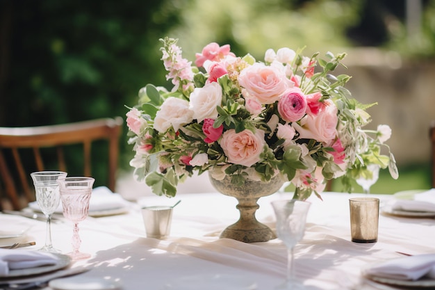 Elegant Summer Wedding in Pink