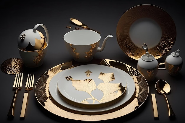 Elegant Tableware Setup