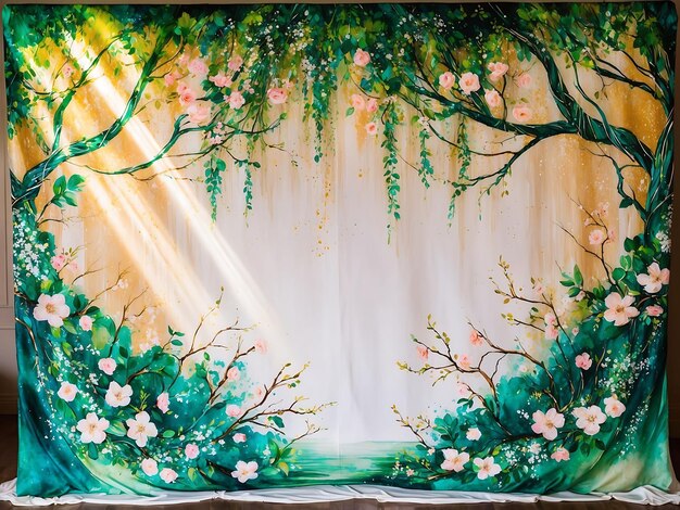 Photo elegant wedding backdrops for dreamy celebrations