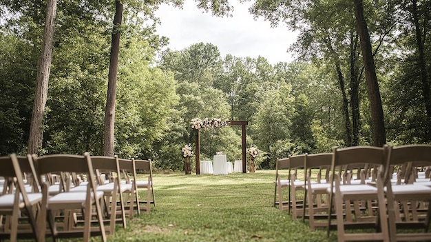 Elegant Wedding Table Setting with White Flowers