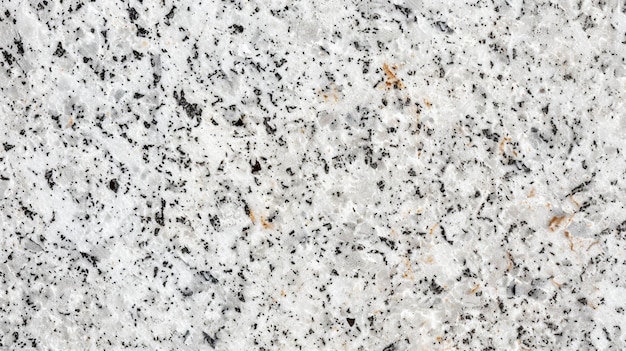 Photo elegant white granite texture with black and white speckles