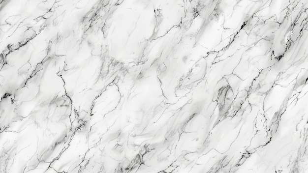 Photo elegant white marble surface with natural veining characteristics