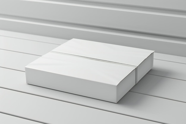 Elegant White Product Box Minimalist and Customizable Packaging Solution for Modern Products