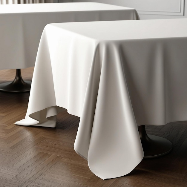 Elegant White Rectangle Tablecloth for Table Setting and Home Decor