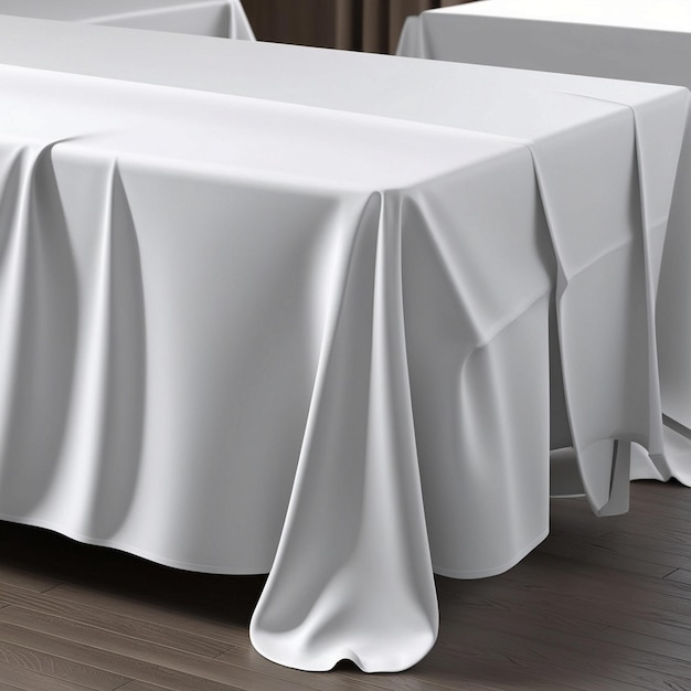 Elegant White Rectangle Tablecloth for Table Setting and Home Decor