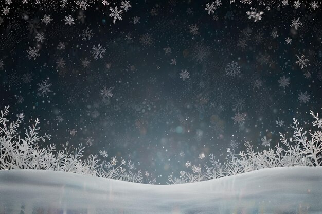 Elegant White Snow Overlay for Winter Holiday Projects