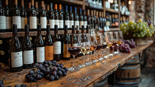 Elegant Wine Tasting Room Checkout Counter