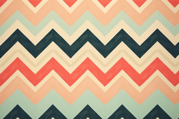 Photo elegant zigzag design with soft colors minimalist wallpaper background art design